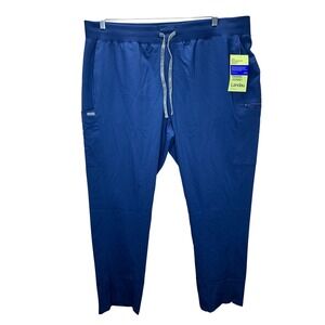 Landau Forward Mens Scrub Pants‎ LB400 Navy Blue 2XL Convertible Drawcord NWT